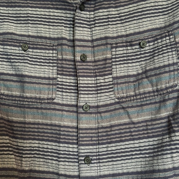 1901 men’s blue long sleeve button down shirt size medium - Picture 3 of 8
